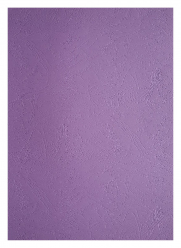 Обложки для переплета картонные, текстура кожа, 230г/м2, А4, фиолетовый